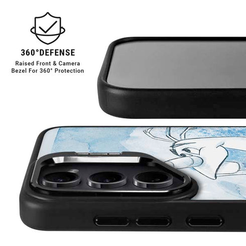 Disney Frozen Frozen Olaf Art Galaxy S24 Plus Kickstand Case